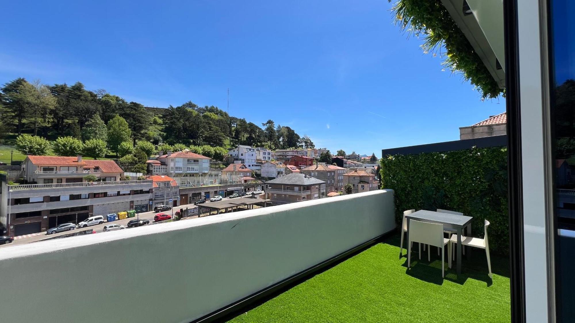 Ferienwohnung La Terraza Del Atico Con Parking Incluido Vigo Exterior foto